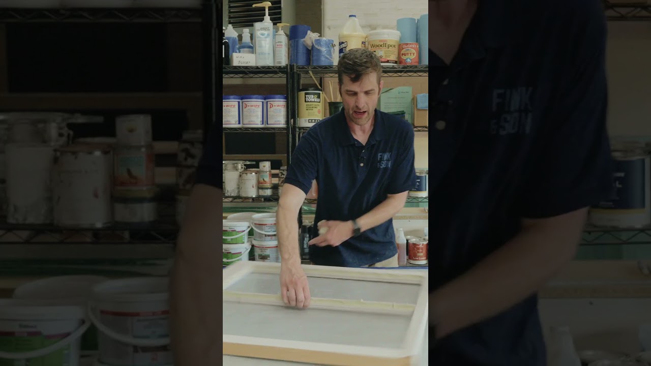 Window Glazing with Traditional Putty
