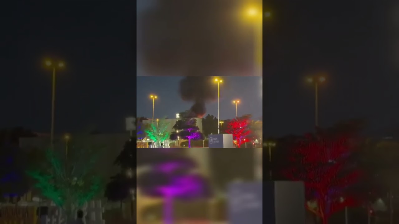 A drone strike has hit the U.S. Consulate in Dubai, sparking a fire in an adjacent parking lot
