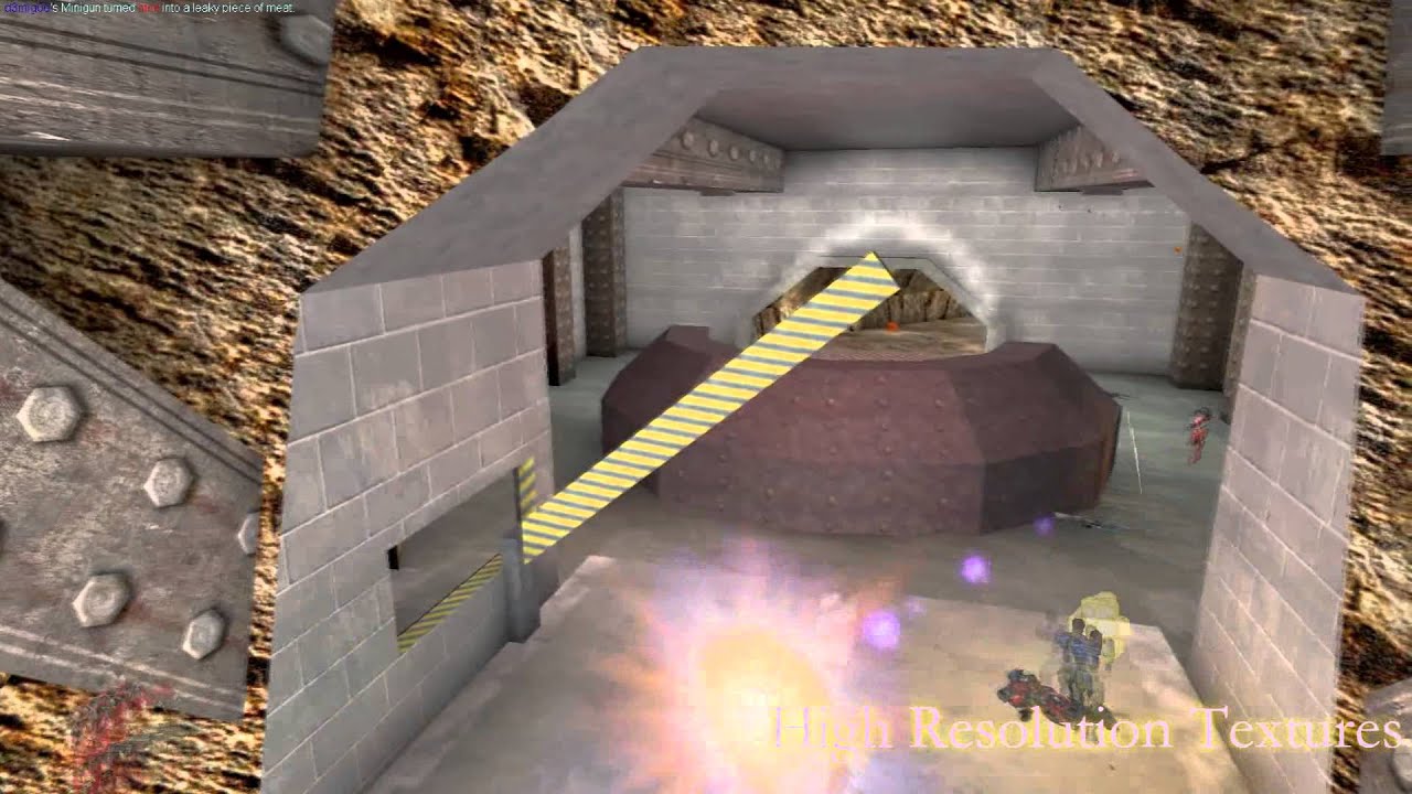 Unreal Tournament - Hi Resolution Textures vs. Normal (low) Resolution