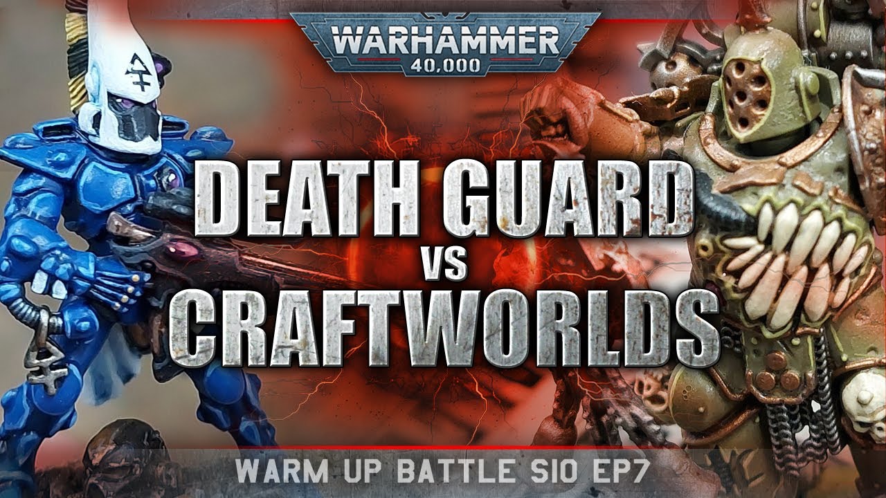 Eldar Craftworlds vs Death Guard Warhammer 40k Battle Report 9th Edition 1500pts S10EP7