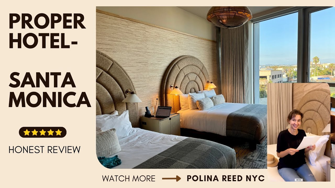 Inside The Stunning Proper Hotel in Santa Monica 🌴✨- Modern Rooms & Gorgeous Set Up! Must See!