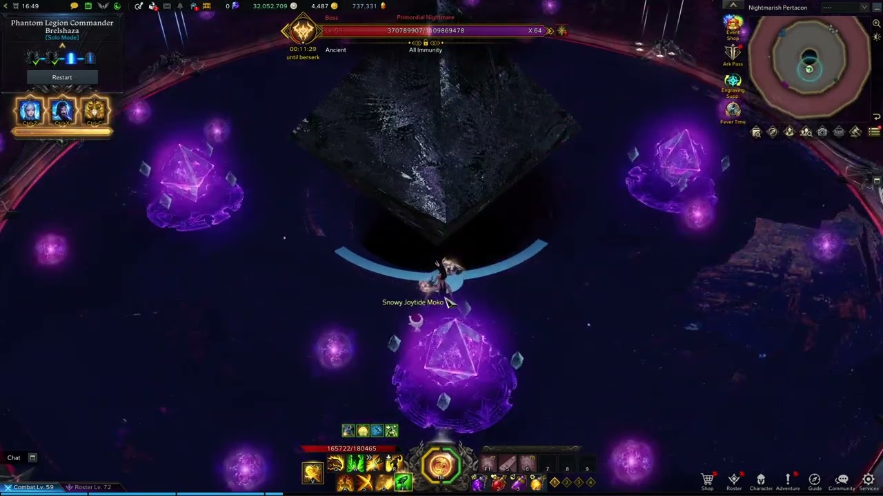 Brelshaza Gate 3 - Solo Mode - Taijutsu [Clear without comments]