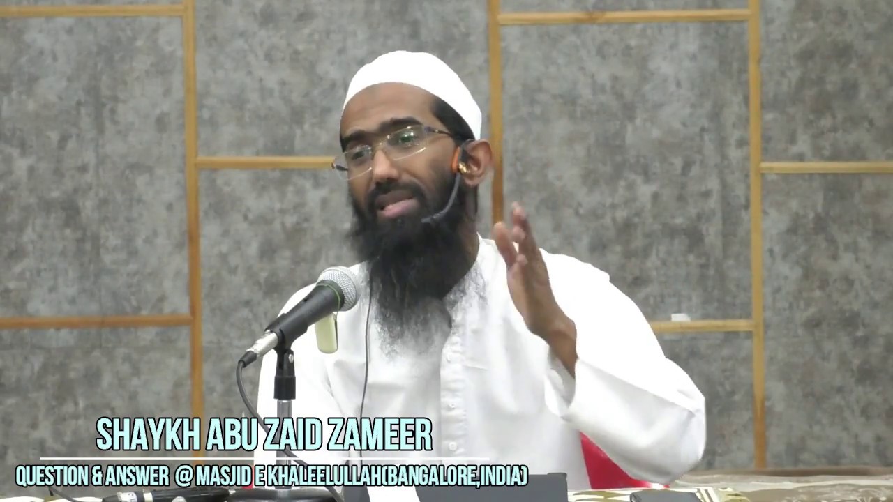 Question & Answer session with Shaykh Abu Zaid Zameer