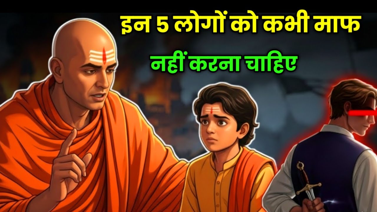चाणक्य नीति: इन 5 लोगों को कभी माफ नहीं करना चाहिए।। Chanakya niti