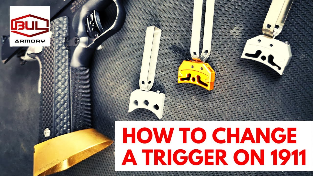 How to change a Trigger on 1911 Pistol | Cesar-Shop
