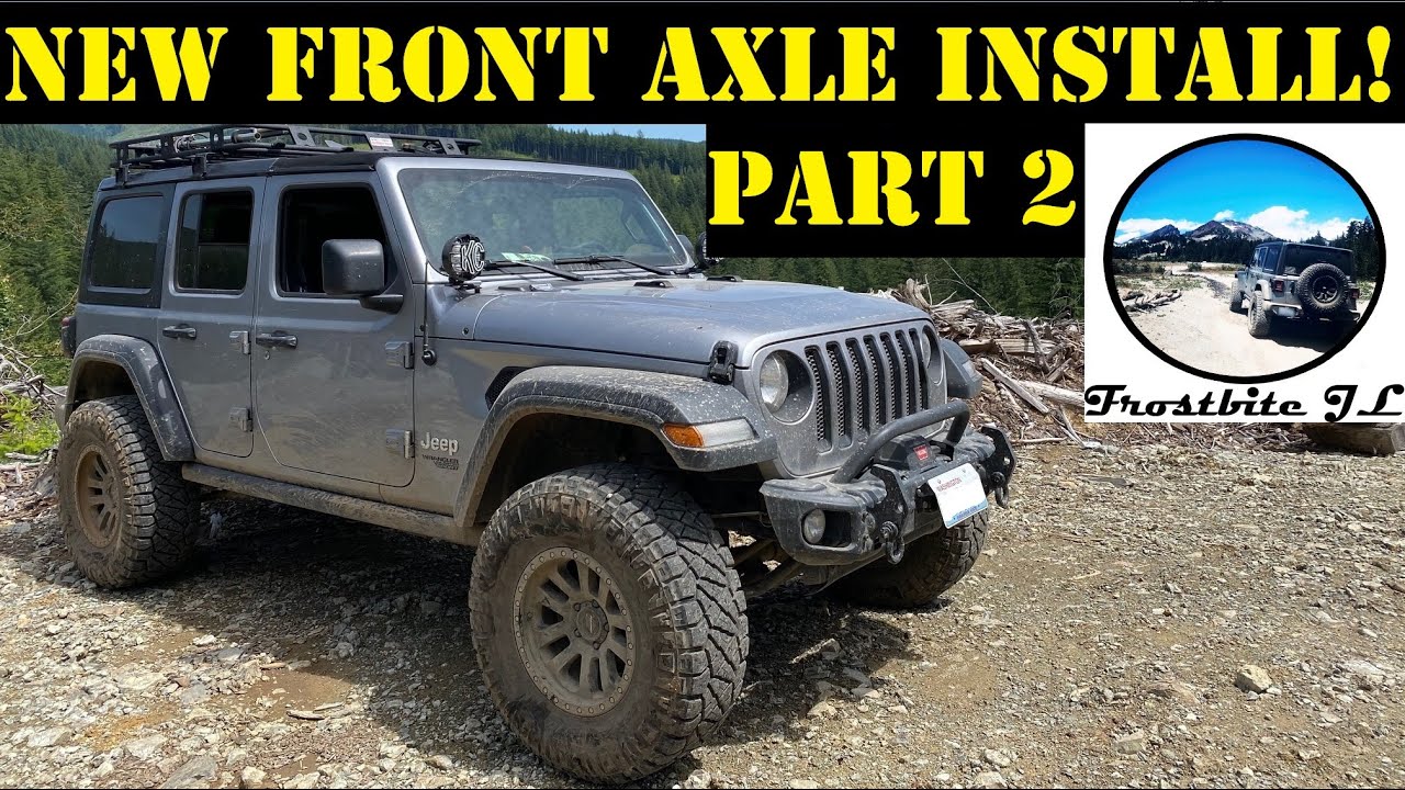 JL Rubicon Front Axle Install Part 2- Dana m210 (Dana 44) With Artec Truss and Synergy HD Steering