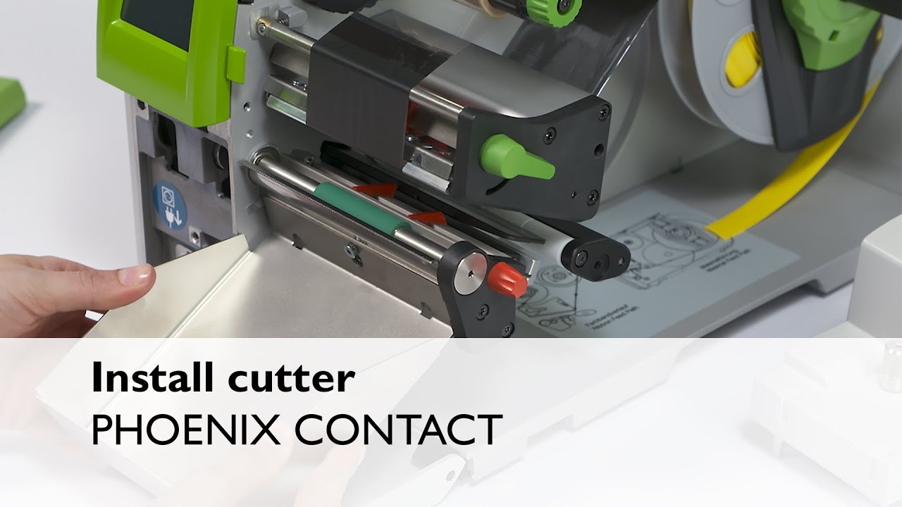THERMOMARK ROLLMASTER – Install cutter
