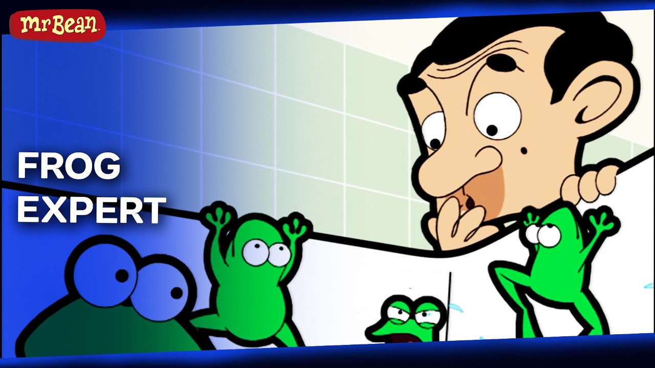 Mr Bean Builds a Frog Pond at Home | Mr Bean and Friends
