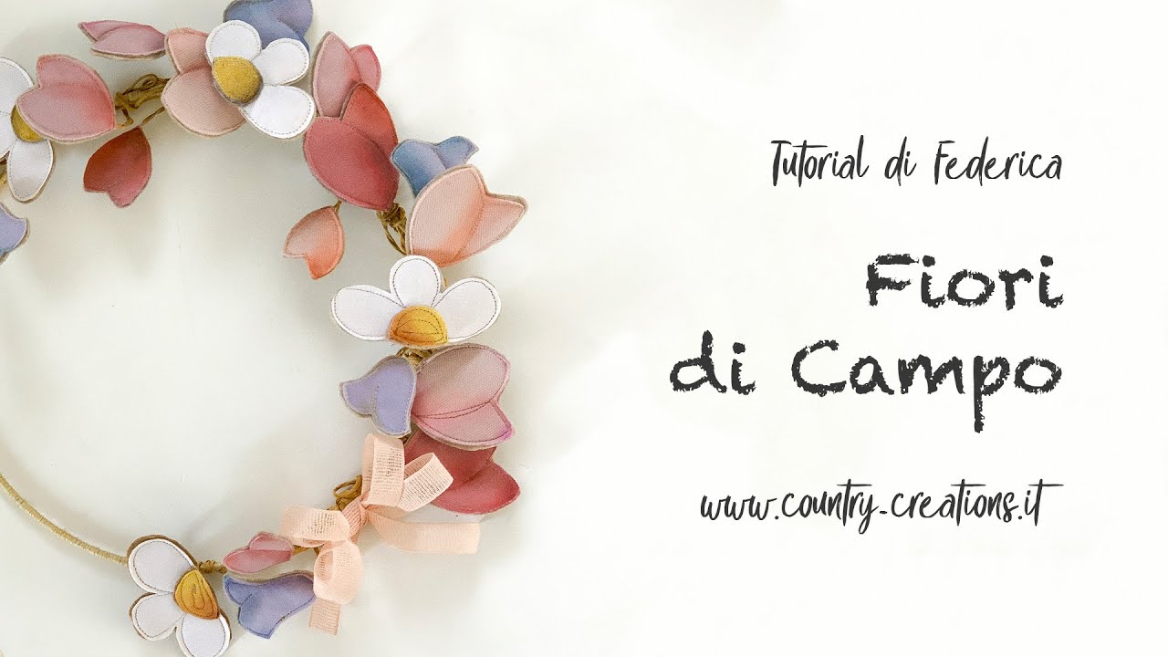 Fiori di Campo 💐  in feltro e jersey