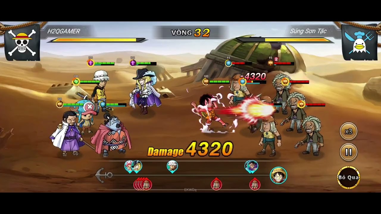 OPG: Glorious Ocean - Tôi Dùng 2 Tướng Buff Máu Yếu Thấy Rõ Vì Game Hồi Skill Cho Tướng Quá Chậm