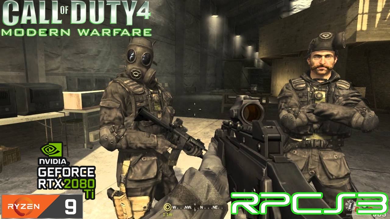 RPCS3 v0.0.17-12651 | Call of Duty 4: Modern Warfare + FidelityFX 4K   | Emulation Game Play