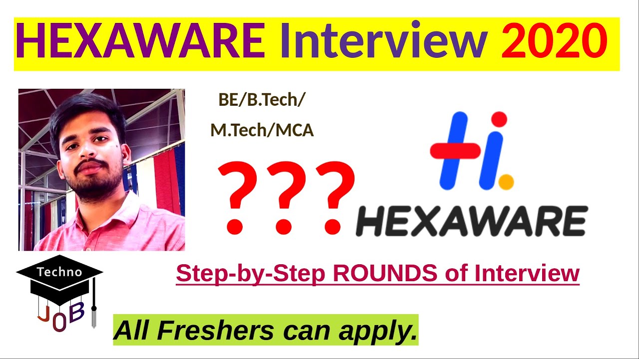 Hexaware Interview 2020 | STEP BY STEP Rounds of Interview | #Hexaware Off Campus Interview/Rounds