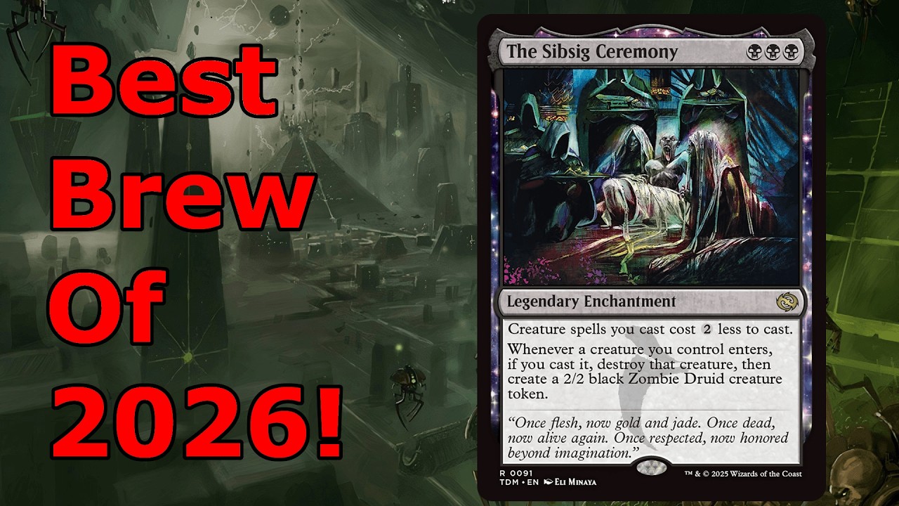 THIS IS SOME 500 IQ DECKBUILDING!  Legacy Sibsig Ceremony Combo MTG