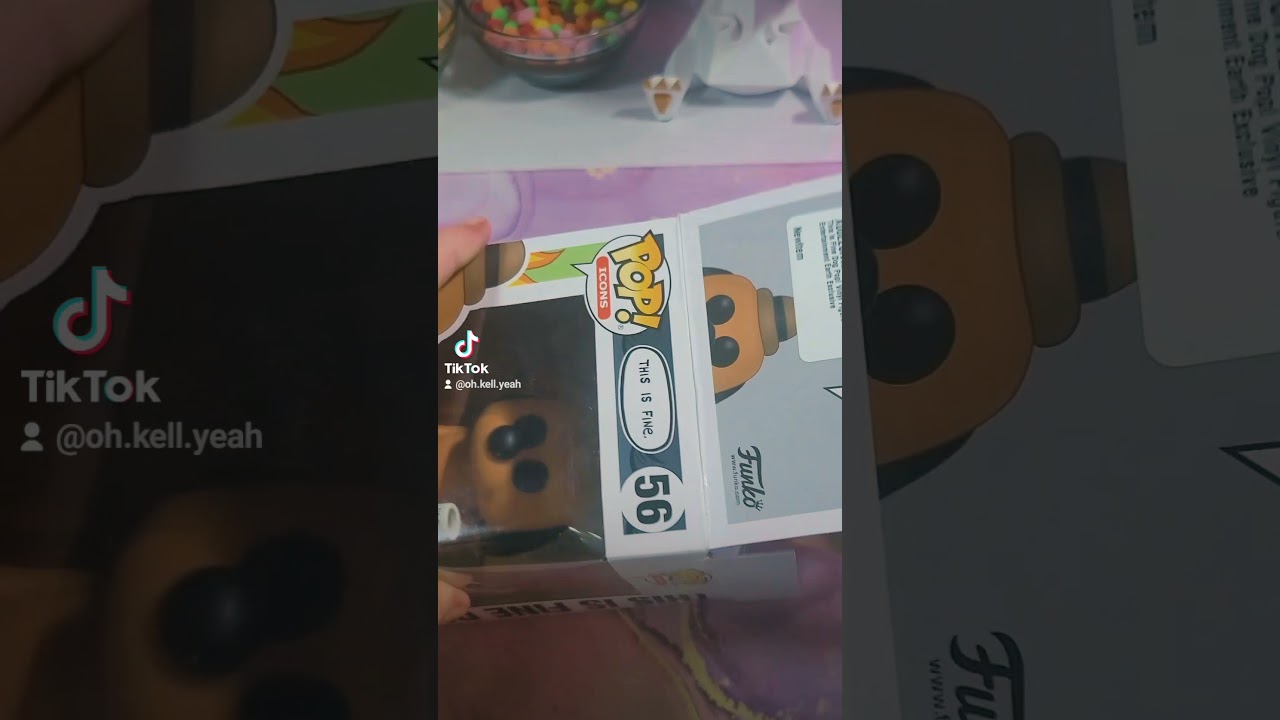 Unboxing Funko Pop! This is fine dog