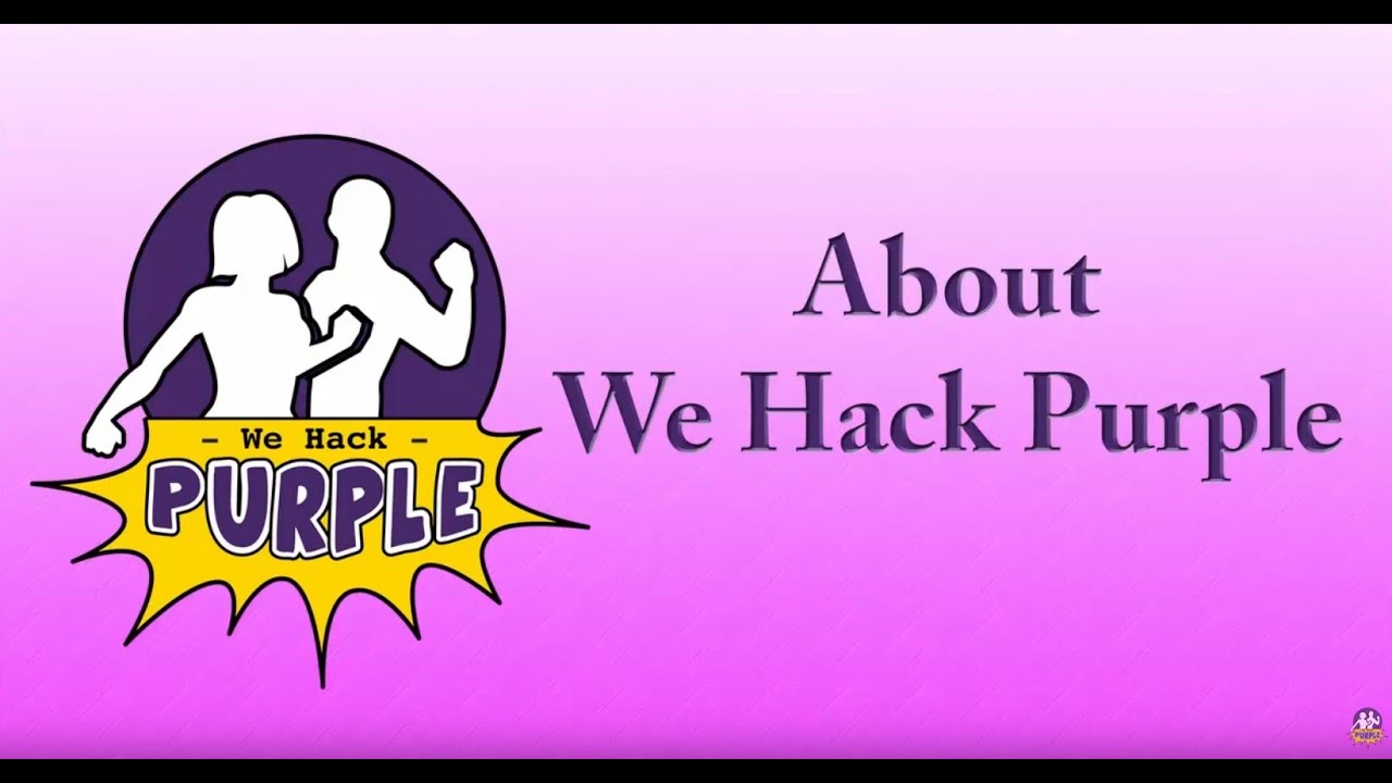 FAQ What is We Hack Purple?