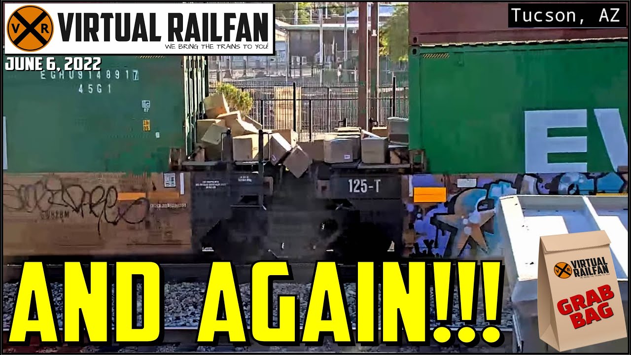 CONTAINER THIEVES STRIKE AGAIN! AMAZING 90° LIGHTNING, SAME WAY 3-WAY!  MOW SPITTOON! 6/6/2022