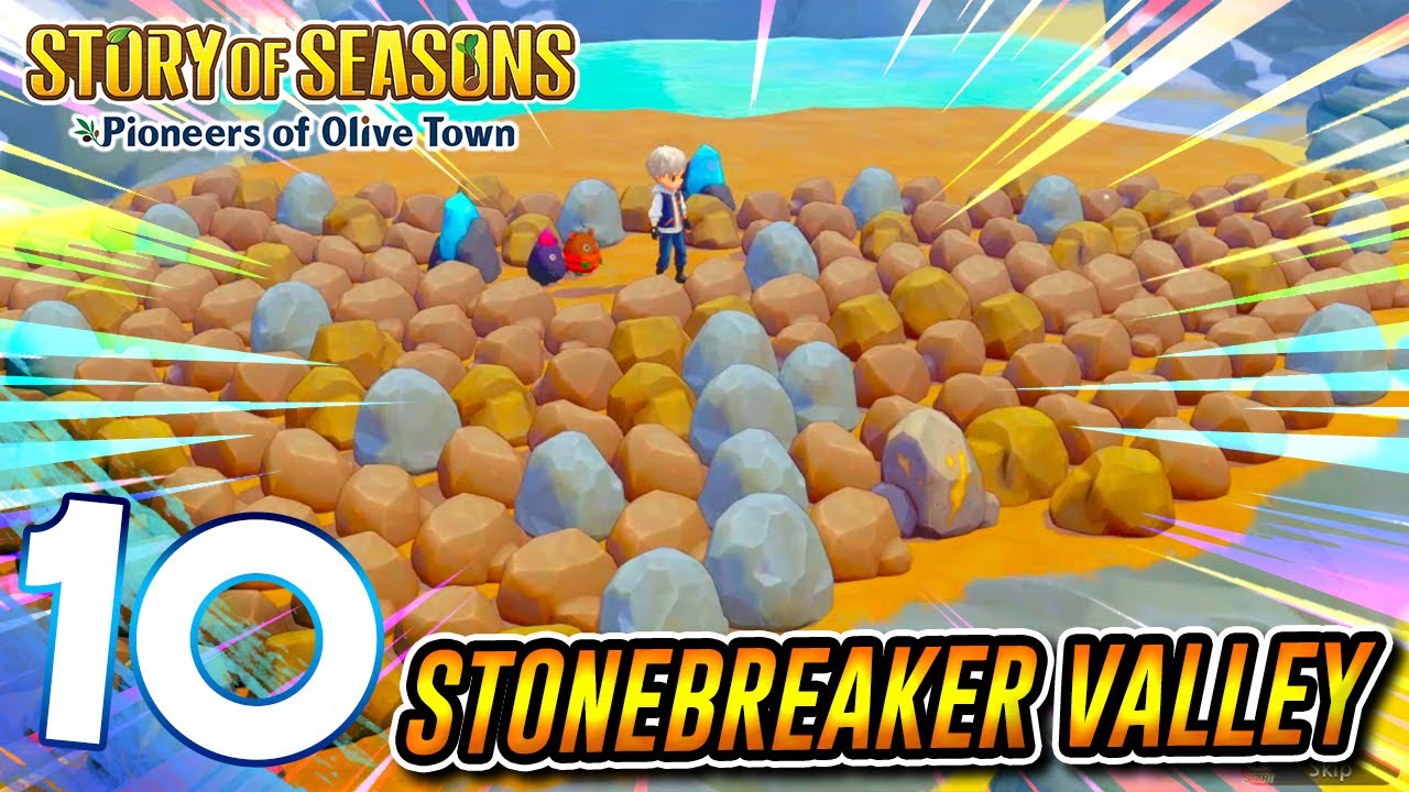 #10 STORY OF SEASONS PIONEERS OF OLIVE TOWN Reach Mine B50, Going to Stonebreaker Valley