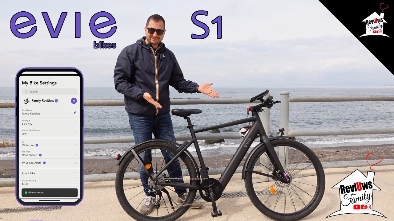 Evie S1 - la e-bike Smart con GPS, blocca ruota meccanico e Antifurto