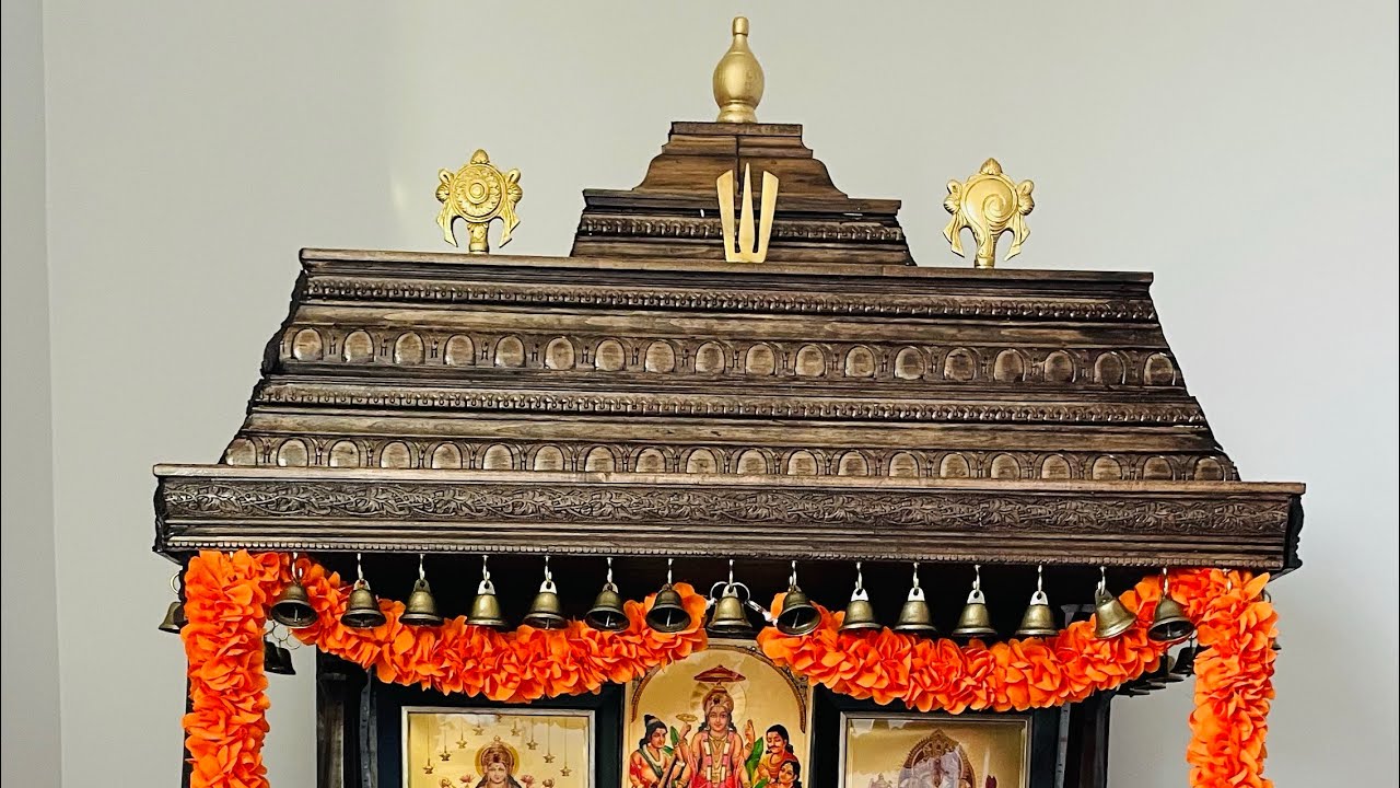 Step by step process of making DIY Pooja Temple#usavlogs