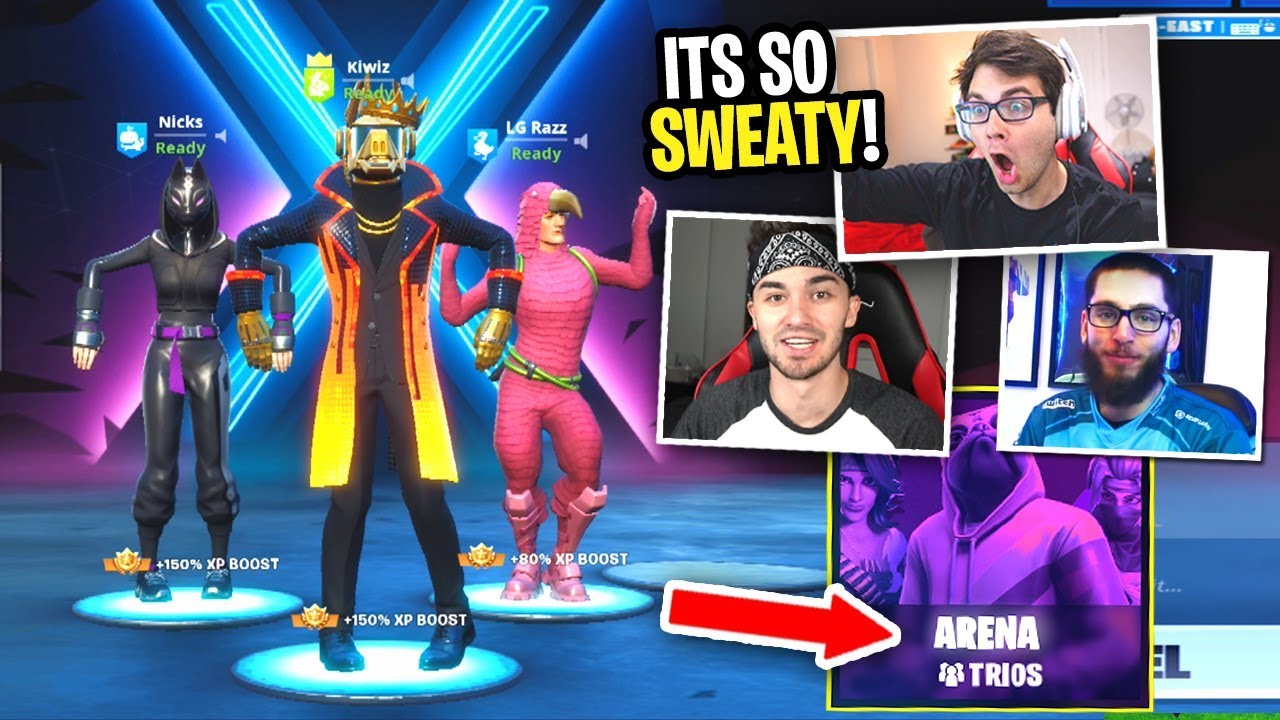 We played ARENA TRIOS at 4AM in Season 10... (LG Fortnite House)