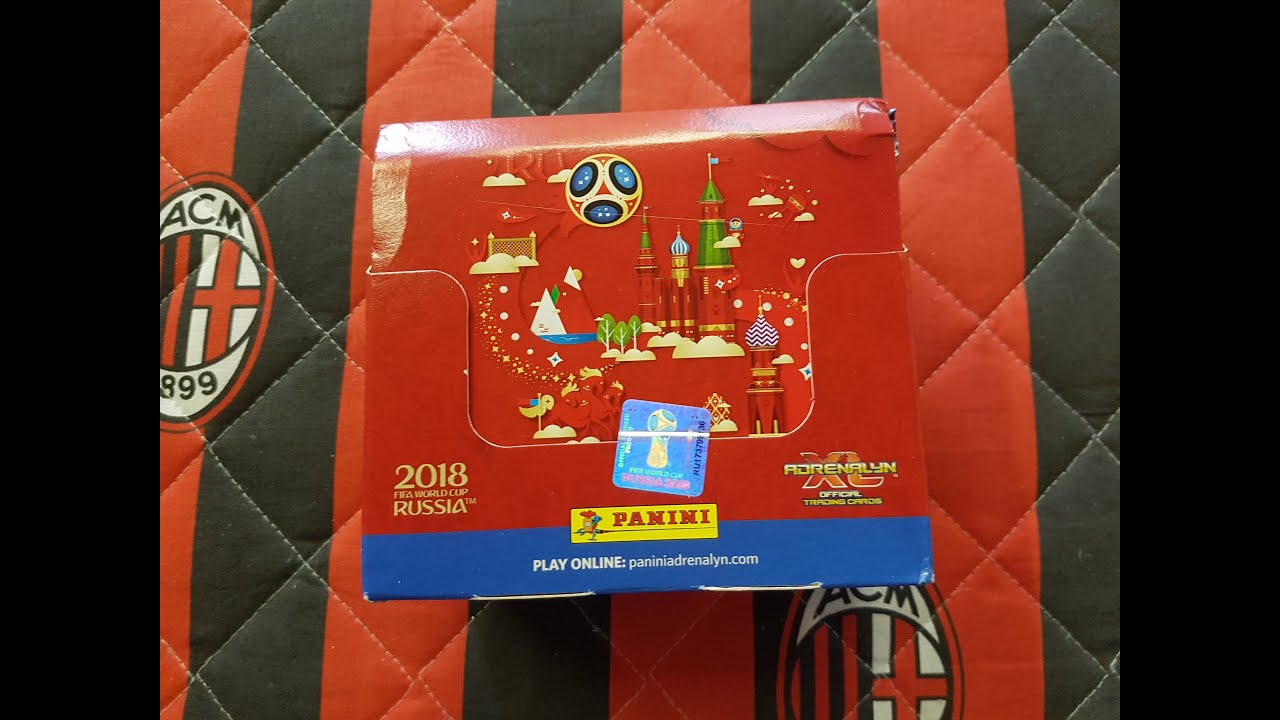 POWRÓT DO PRZESZŁOŚCI - PANINI WORLD CUP RUSSIA 2018 - UNBOXING DISPLAY BOXA - SZOK!!! DWIE RARKI!!!