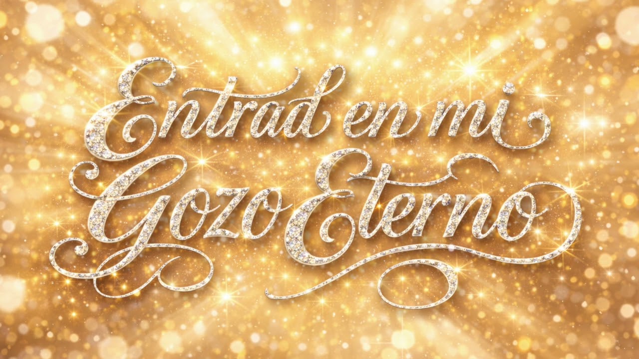 Entrad en mi gozo eterno