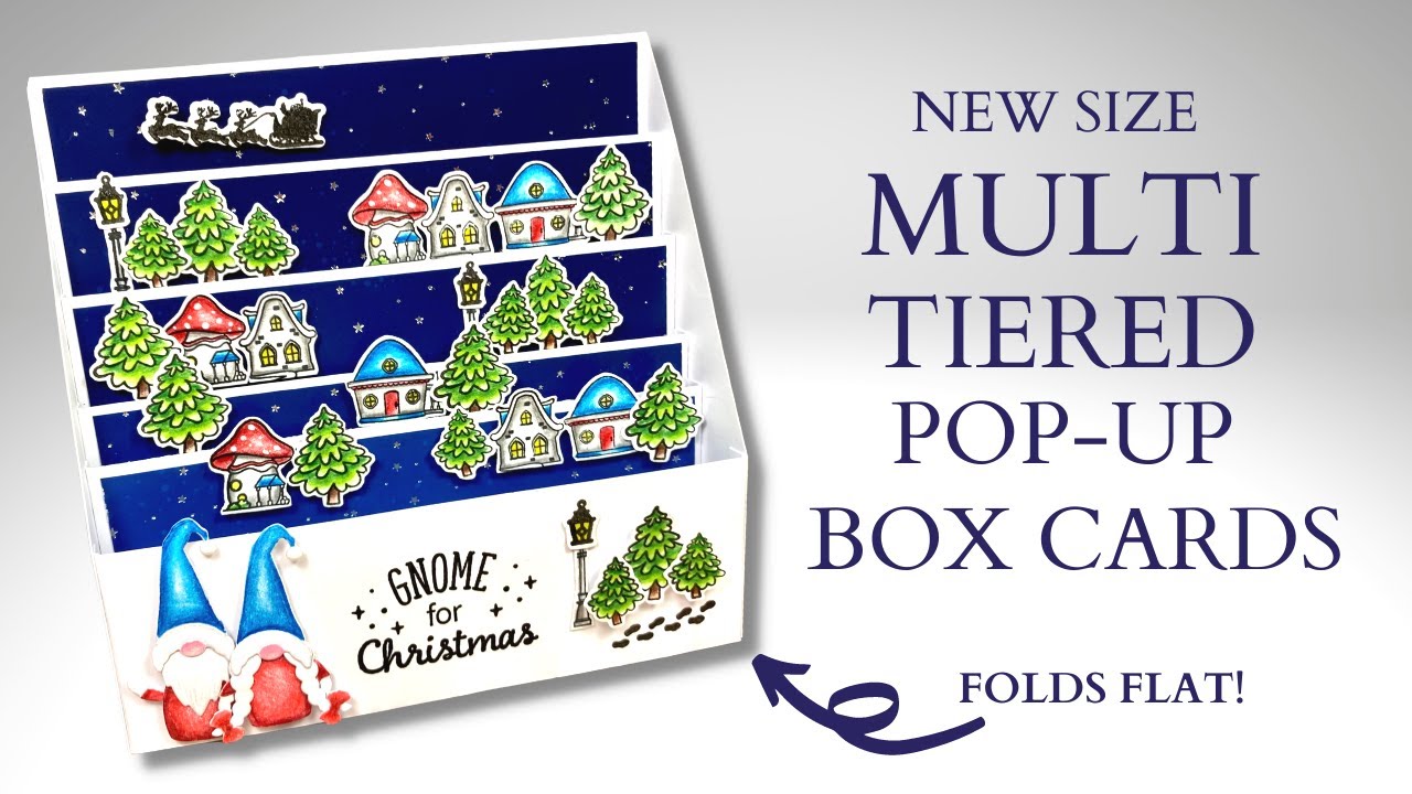 Multi Tiered Pop Up Box Cards | NEW SIZE!