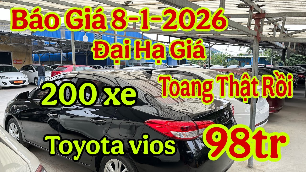 Đại Hạ Giá…Cần Bán nhanh 200xe …chỉ 98tr-Toyota vios G..giá rẻ nông dân:0965892335