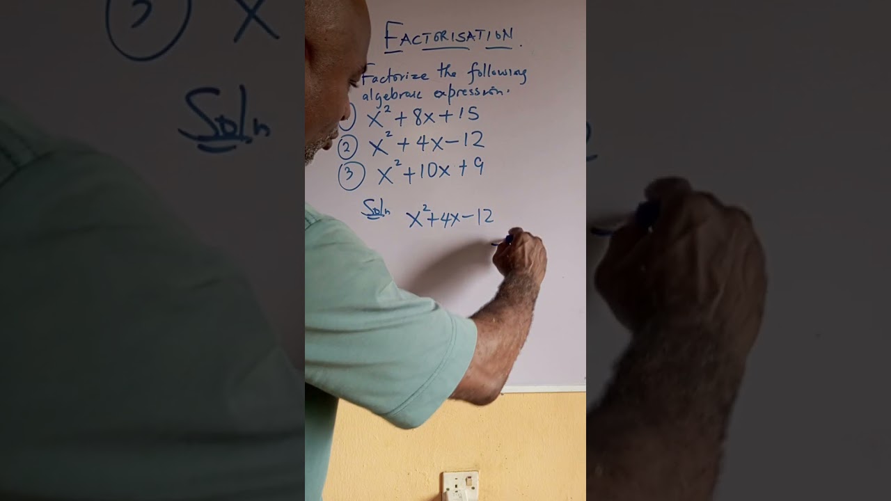 Factorization of Quadratic Expression 