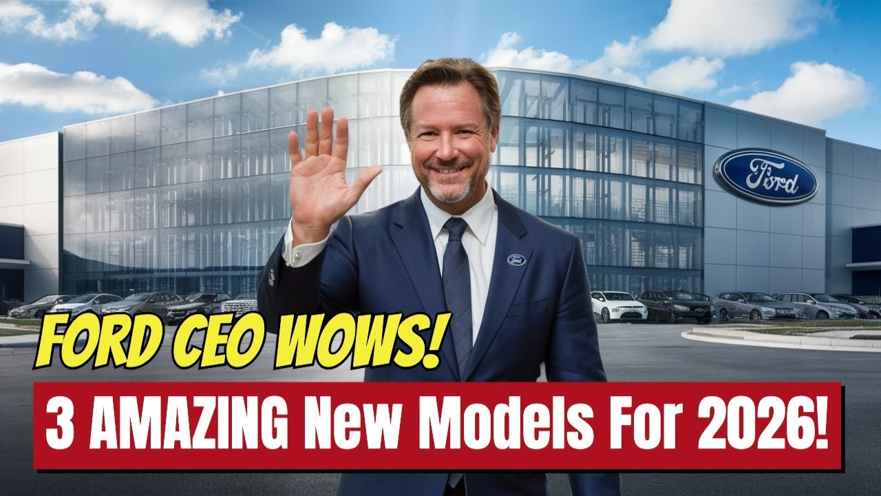 Ford CEO WOWS Crowd With 3 AMAZING New Models For 2026!
