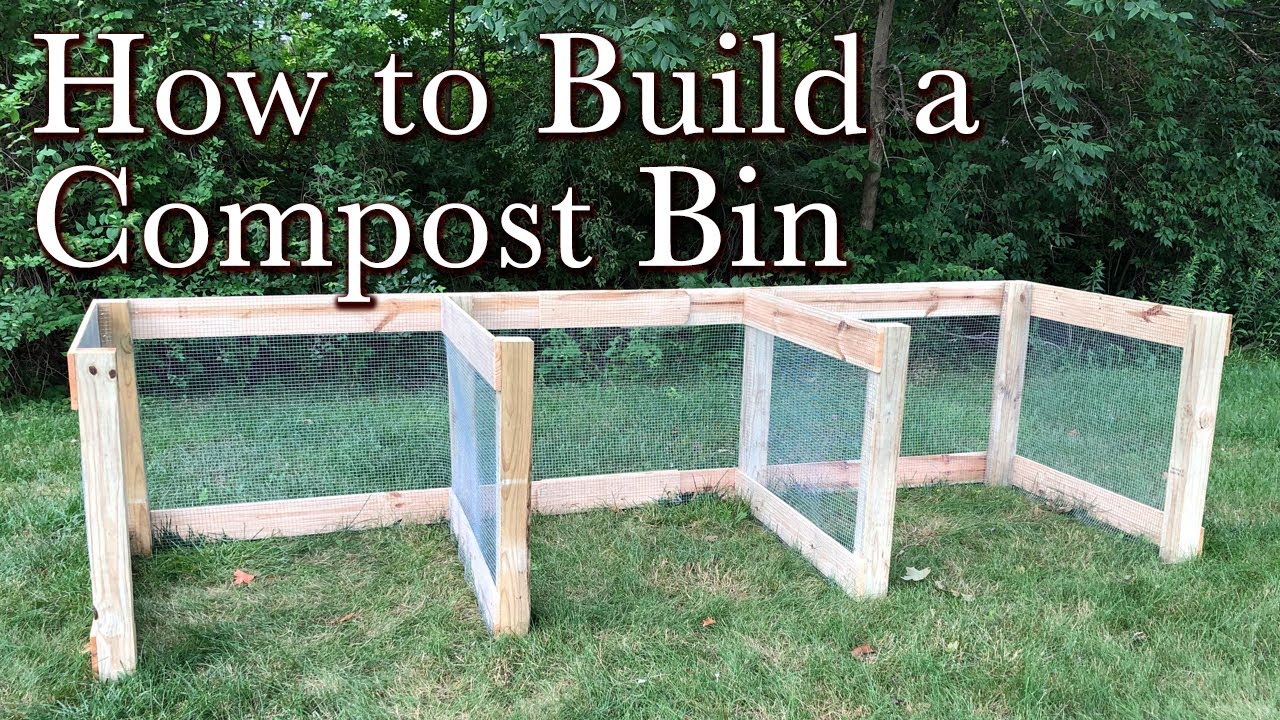 How to Build a Compost Bin and the Basics of Composting