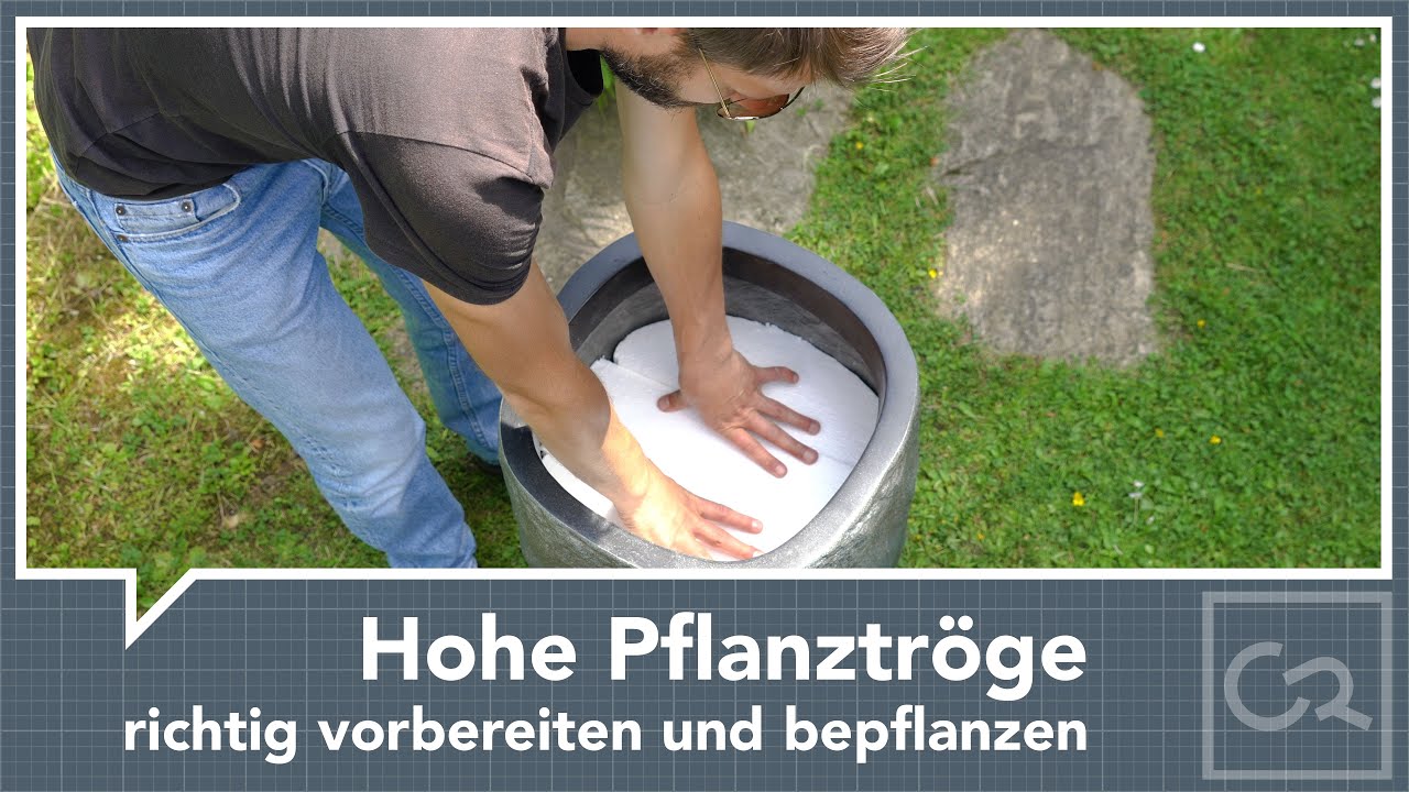 Pflanztr&ouml;ge richtig vorbereiten und bepflanzen