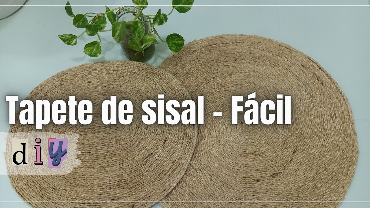 Diy - Tapete de sisal (super fácil)