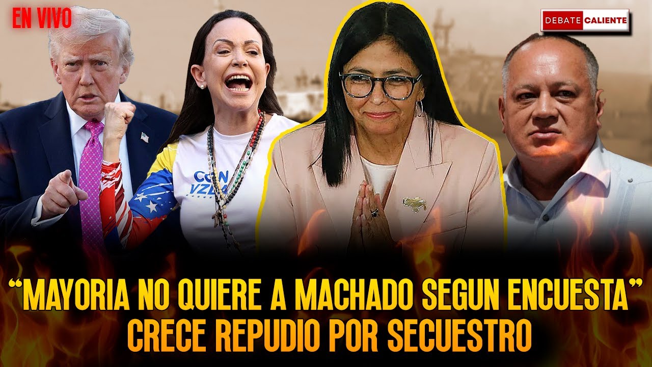 MAYORIA NO QUIERE A MACHADO SEGUN ENCUESTA CRECE REPUDIO POR SECUESTRO - DEBATE CALIENTE