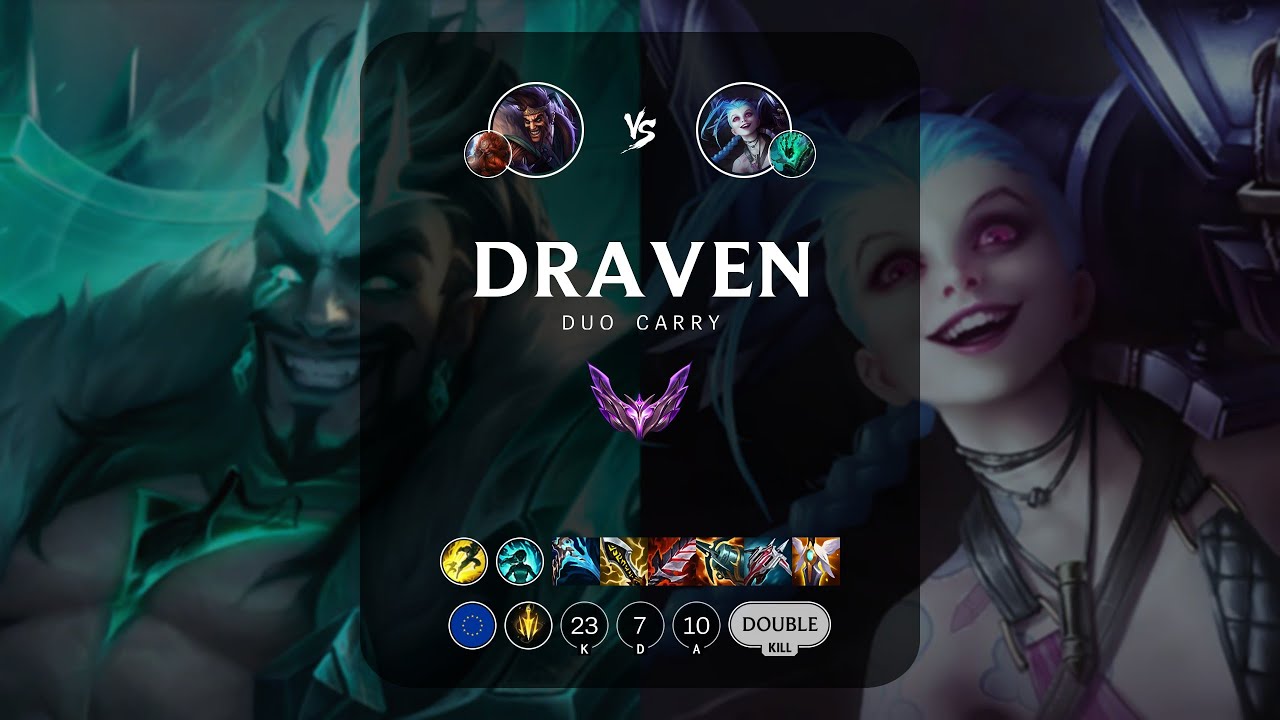 Draven ADC vs Jinx - EUW Master Patch 13.7