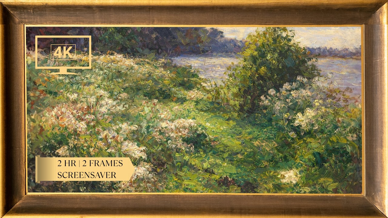 Meadowland Wallpaper - 4K Fine Art TV Screensaver | 2 Frame Options | 2 Hour Video, No Sound