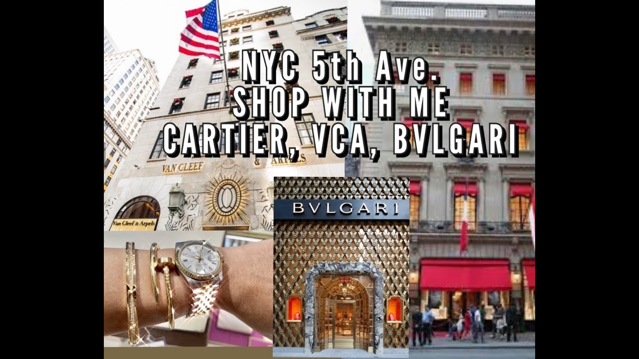 Cartier, Van Cleef, Bvlgari. NYC 5th Ave. Shop with me and help me choose! 🤔