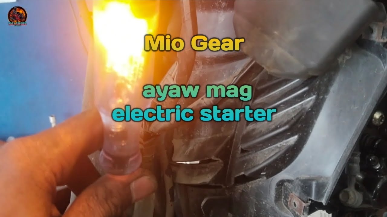 Ayaw mag push start Mio Gear 125 #yamaha #kalangismotovlog