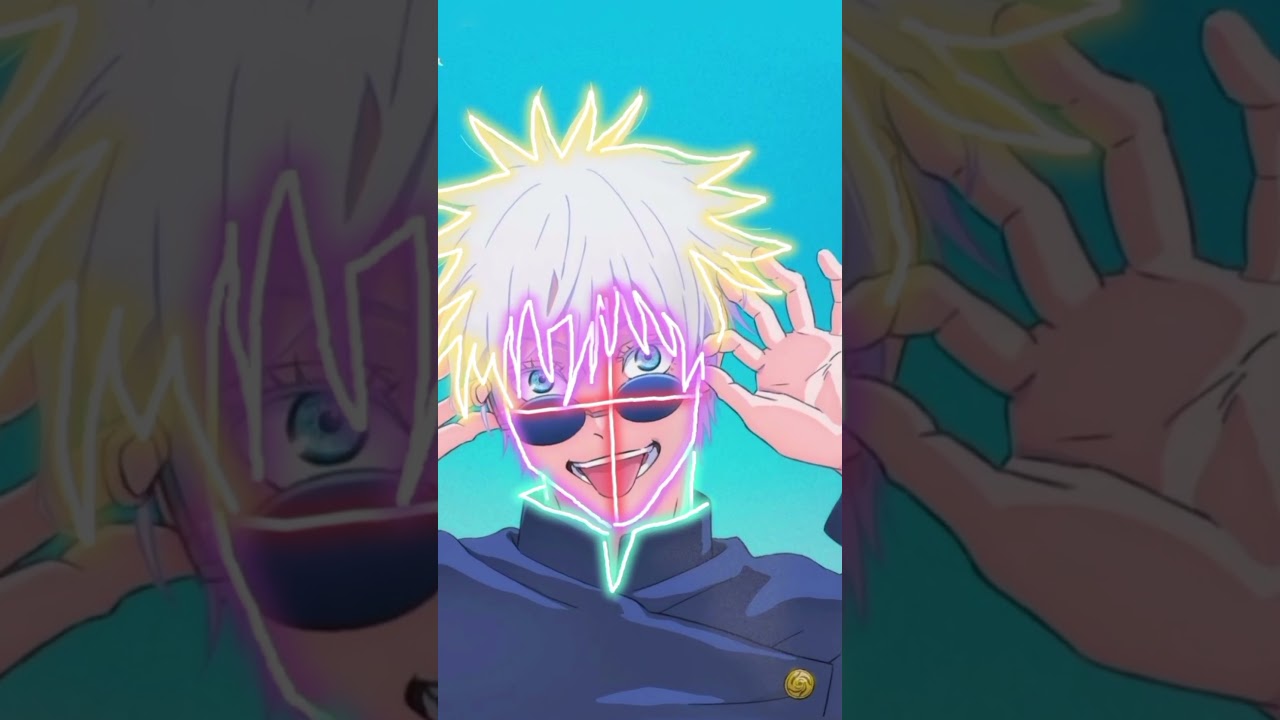 How To Draw Gojo Satoro Easy ✨
