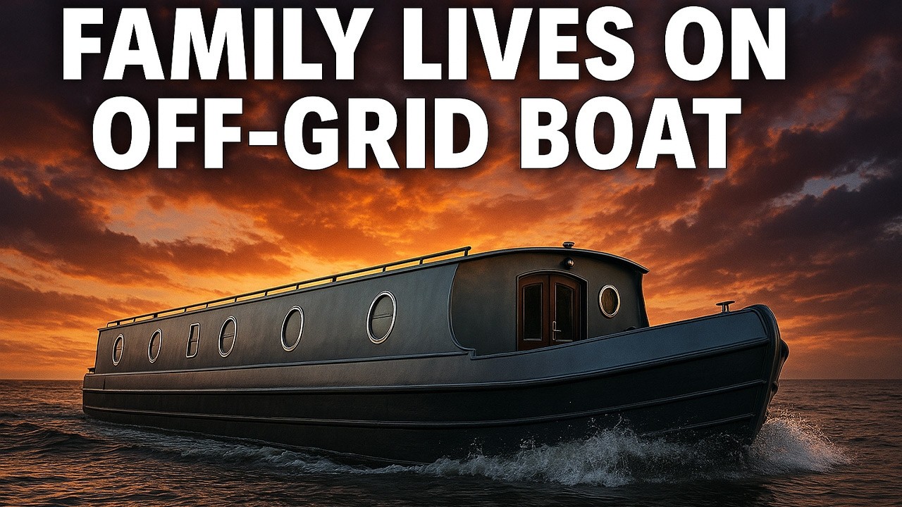 FAMILY of 5 Leaves it All Behind to Live OFF-GRID on a BOAT!