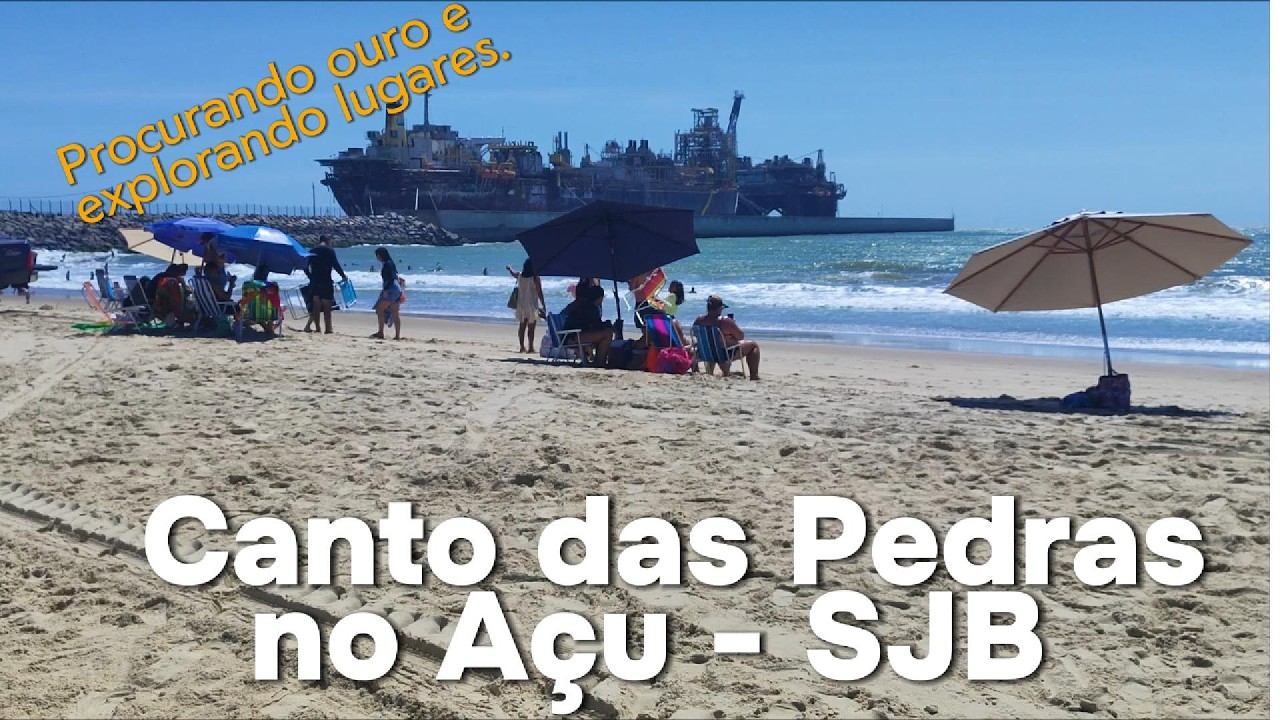 Juntamos caçada com visita a praia do Açu - RJ #AvançodomardoAçu