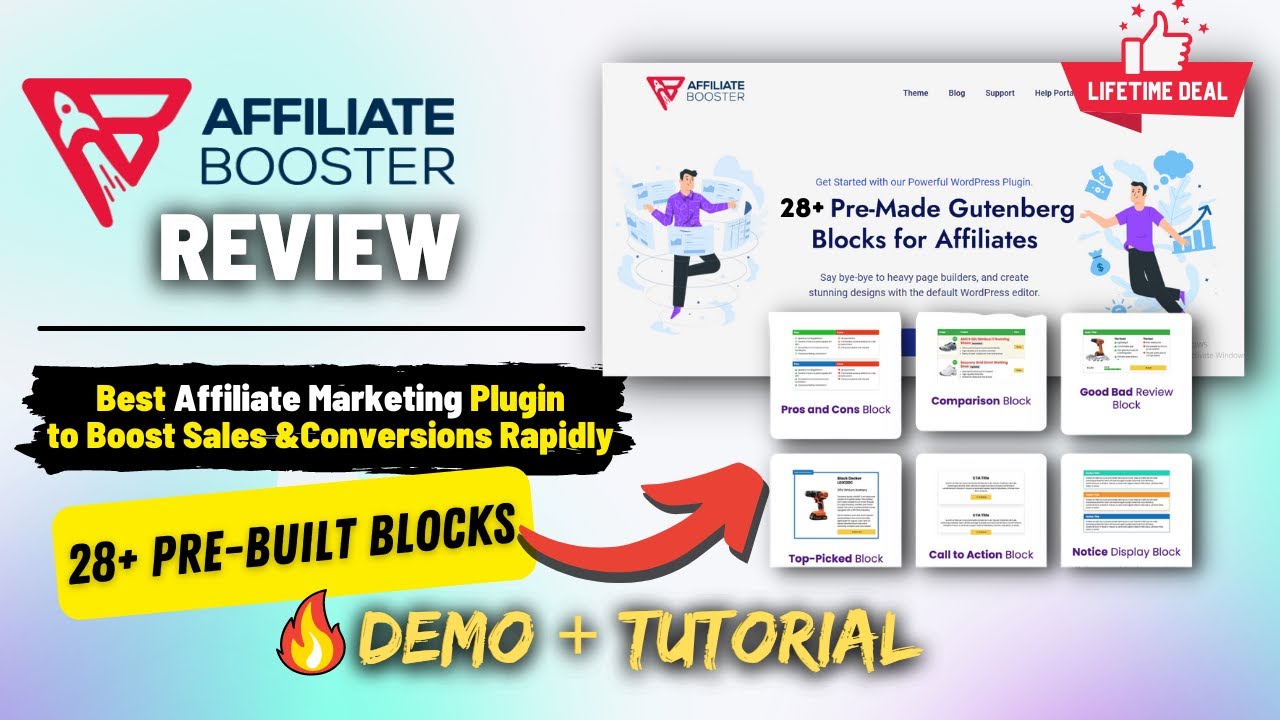 Affiliate Booster Review, Demo + Tutorial | Best Affiliate Marketing WordPress Plugin