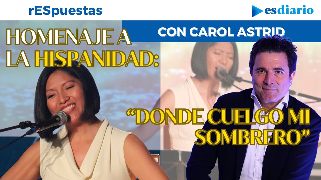 Carol Astrid presenta en Madrid su homenaje a la Hispanidad: Donde cuelgo mi sombrero