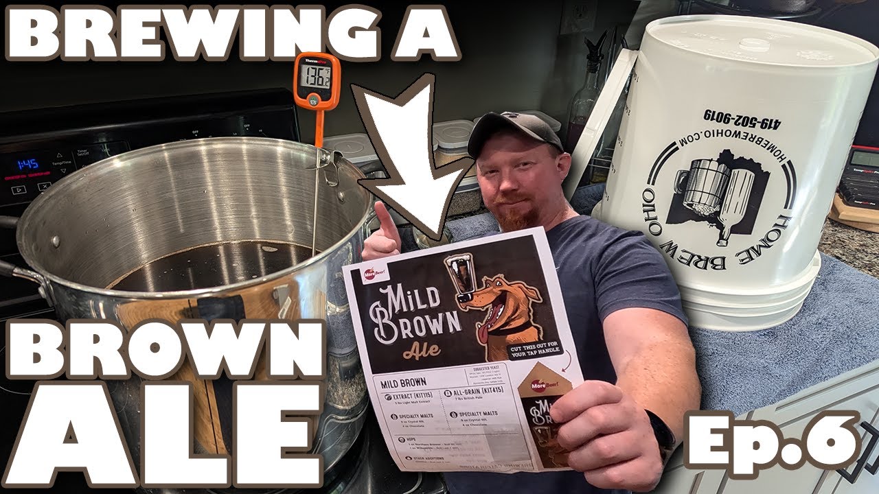 Brewing a Mild Brown Ale Extract Kit! New Online Vendor, Journey Updates, New Yeast & More (Ep. 6)
