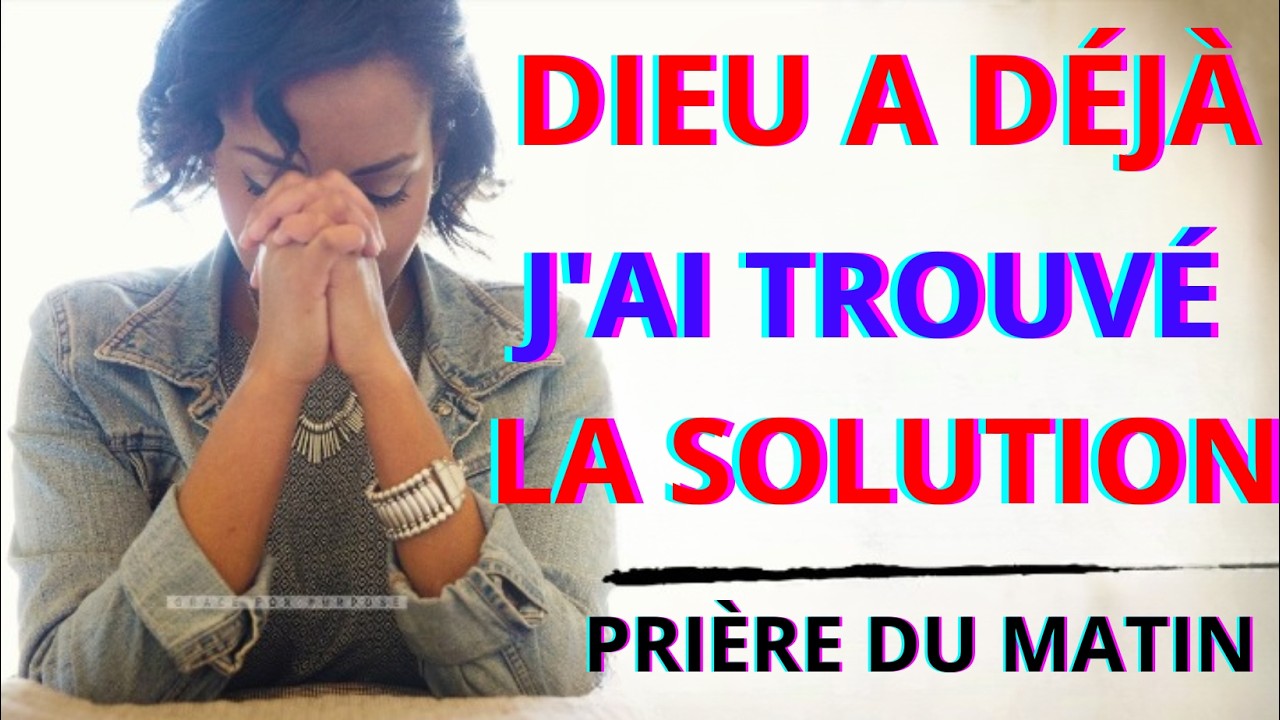 Confie tes combats à Dieu | Une prière du matin pour commencer la journée avec paix et foi
