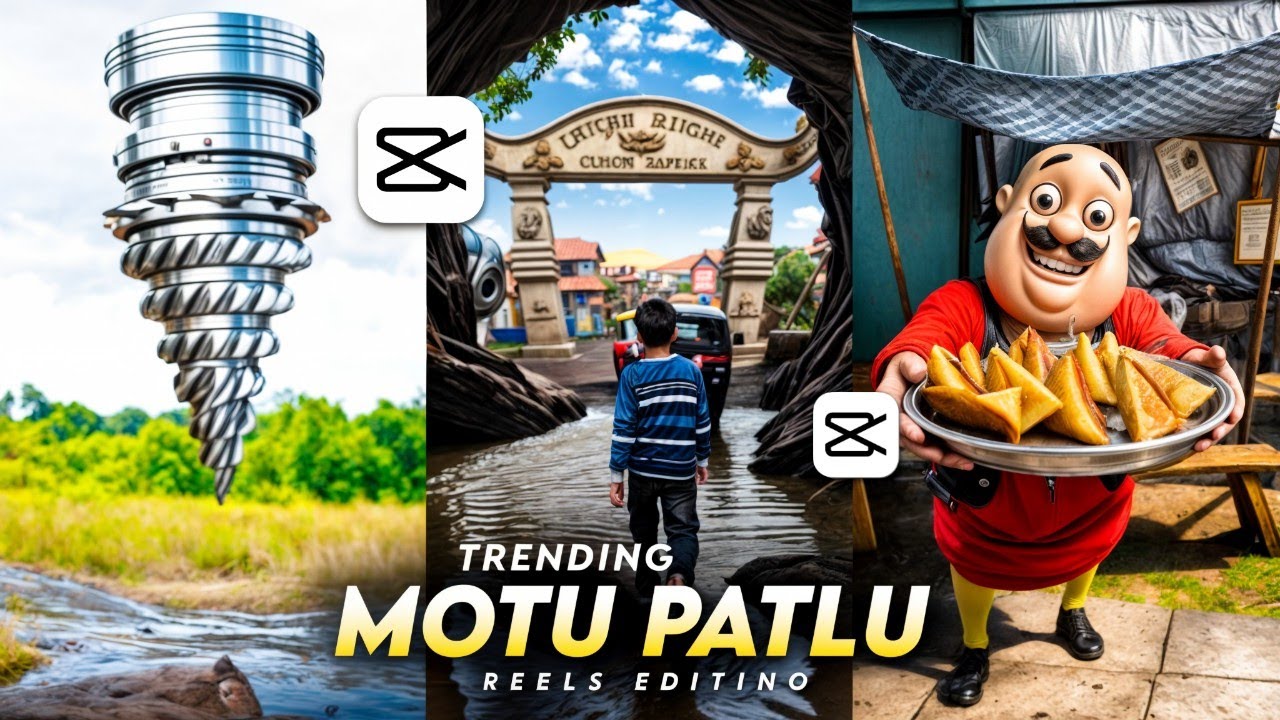 Easy Way To Edit Cartoon Characters Ko Real Life Mein Milne Ka VFX! Easy Tutorial ( Motu Patlu )