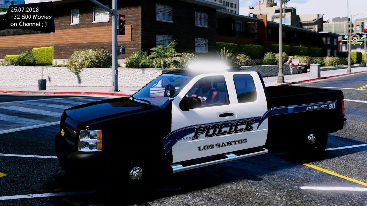 Fictional LSPD 2013 Chevrolet Silverado 1.0 Test Drive GTA V _REVIEW