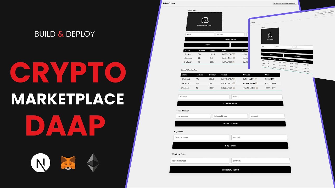Build & Deploy a Crypto Marketplace DApp | Full Tutorial for Beginners