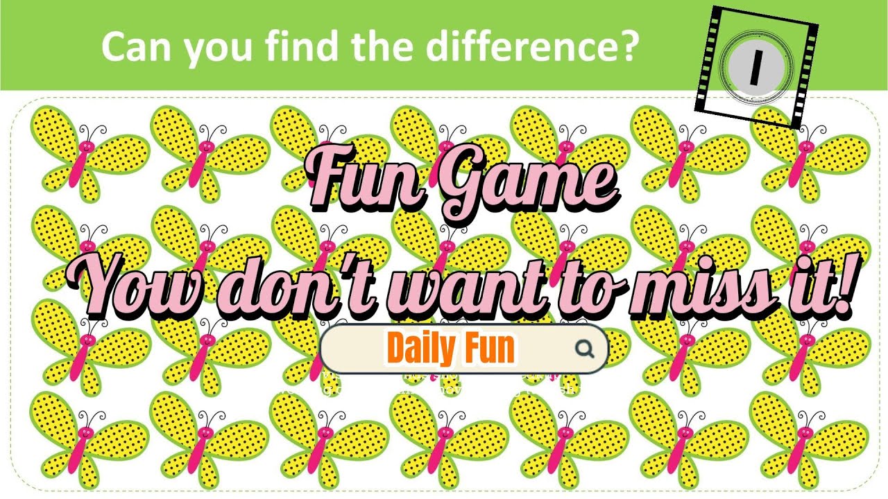 Find the difference | Spot the difference | Brain game | Riddle | Puzzle Quiz | Game 1