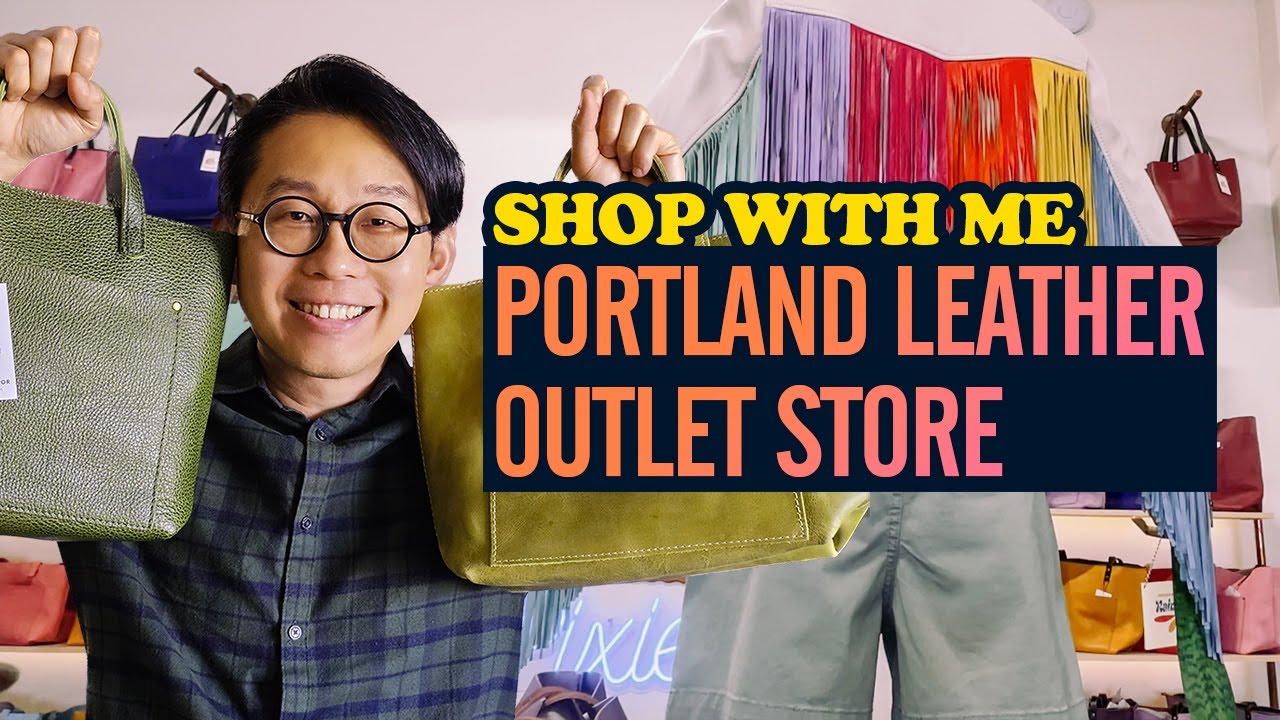 Visiting Portland Leather Goods Outlet Store | Shop With Me